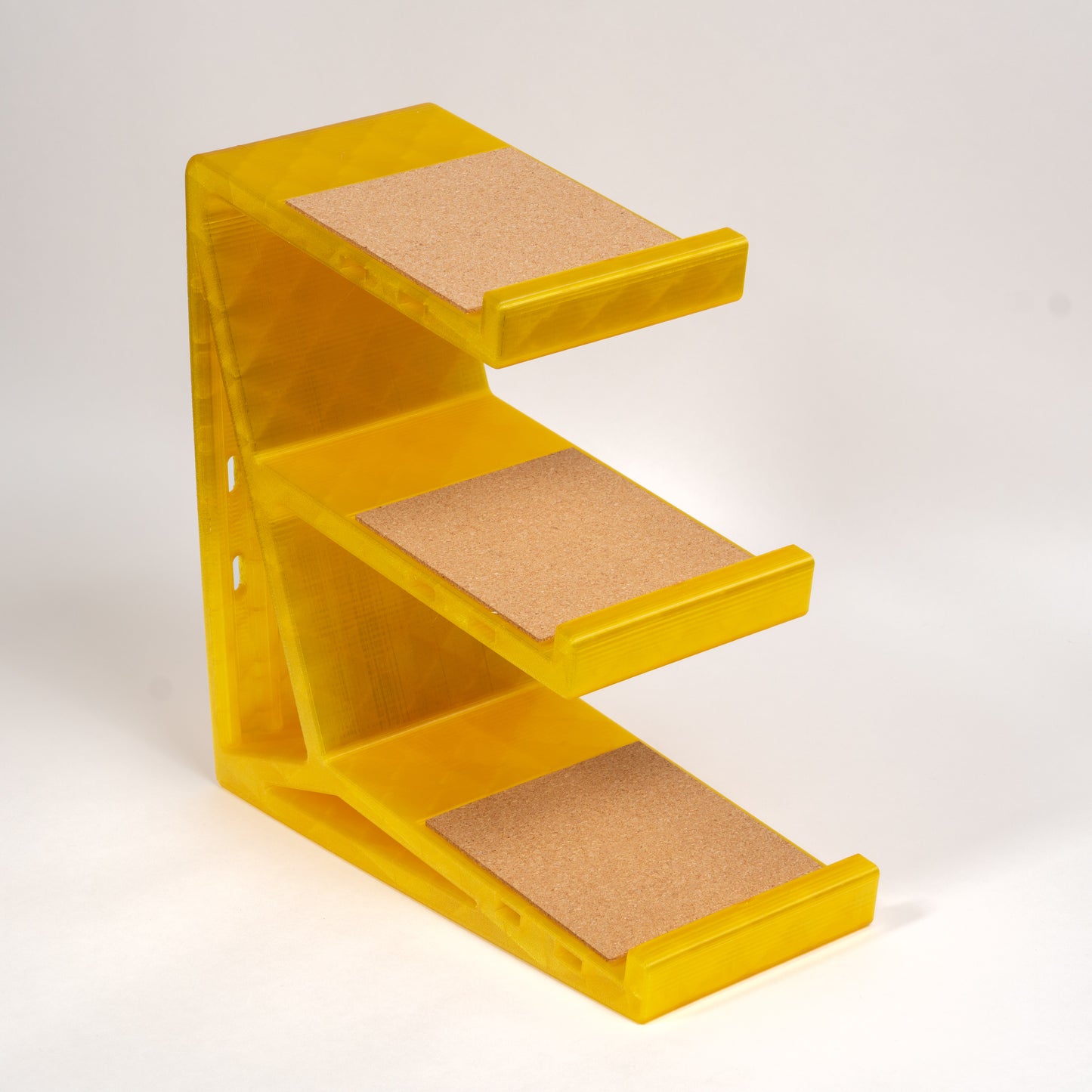 Translucent Neon Yellow 3-tier Clackify keyboard stand