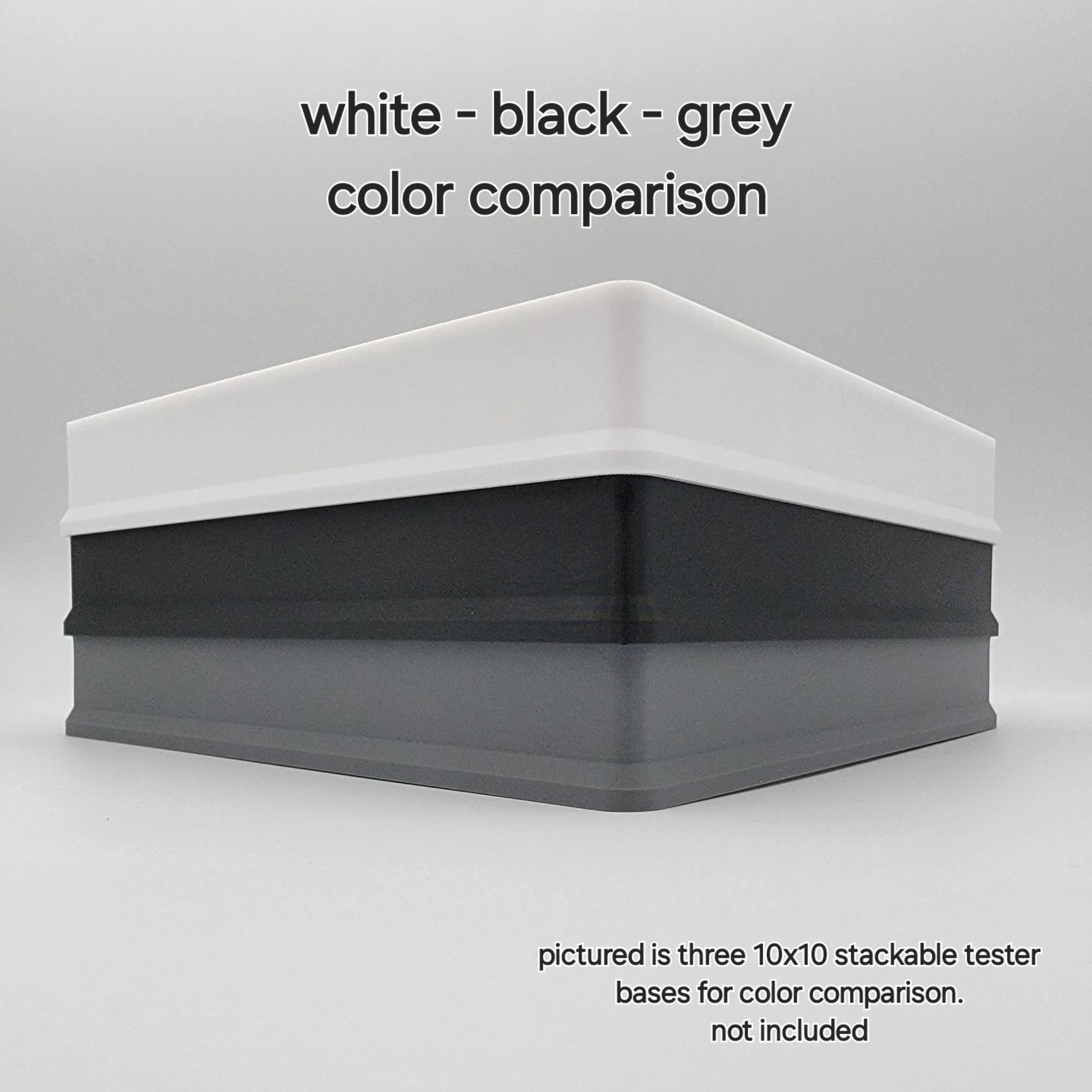 color comparison for base material