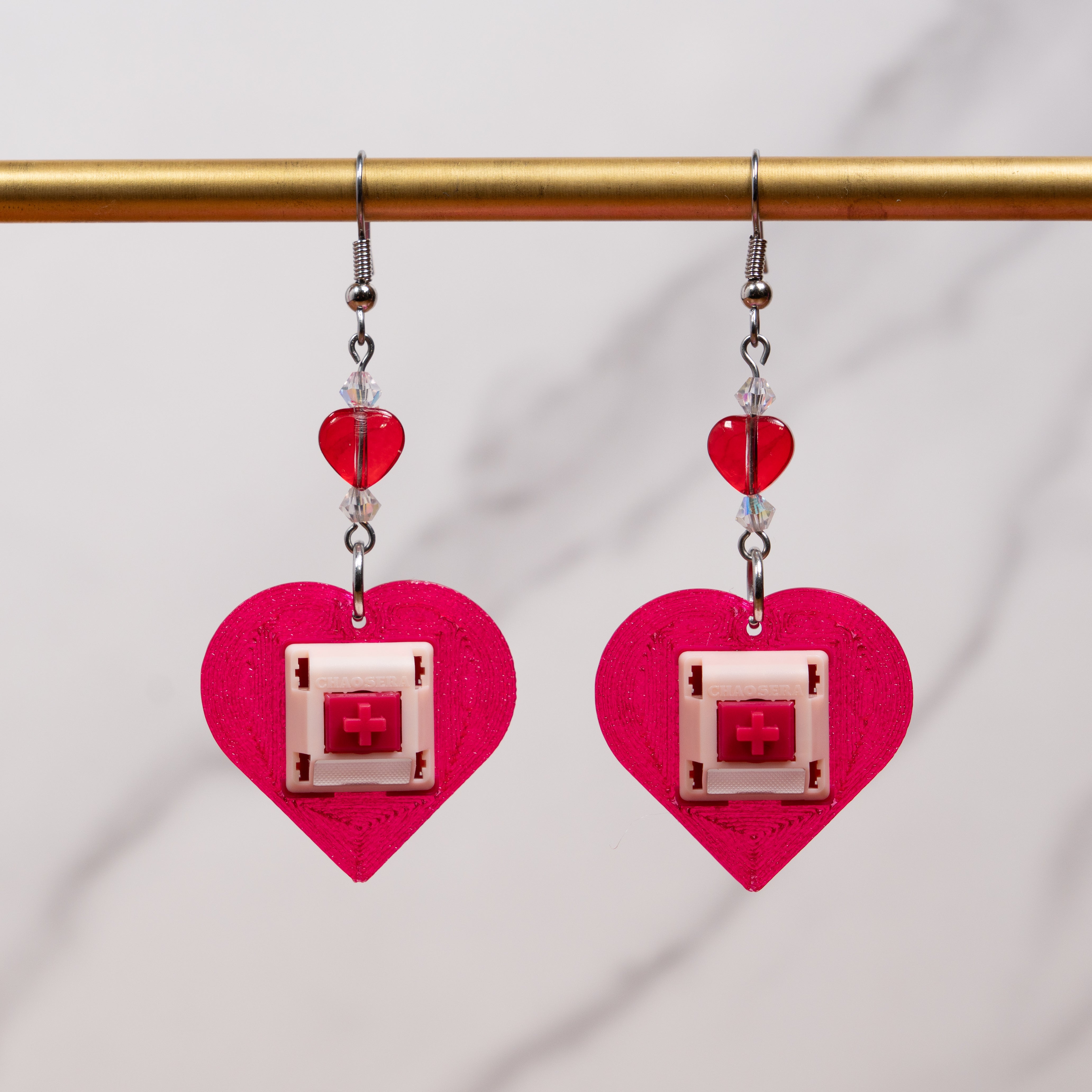 Clackify | Heart Switch Earrings