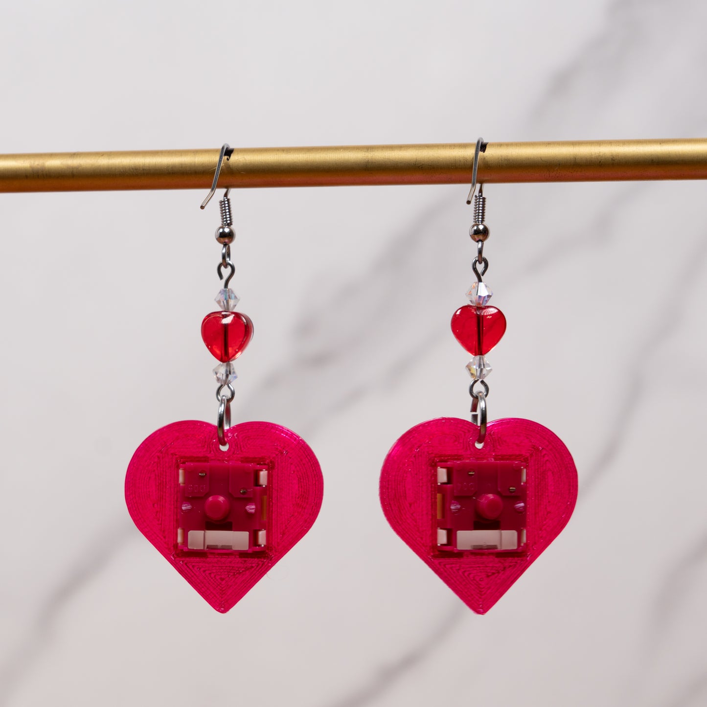 Heart Switch Earrings