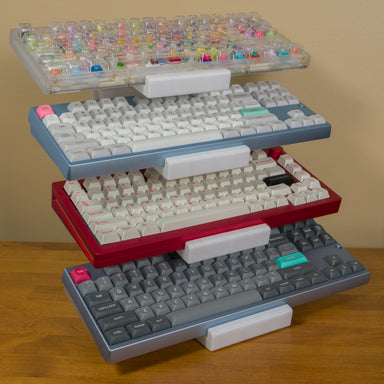 Clackify 4-Tier Keyboard Stand - Holds 5 Keyboards